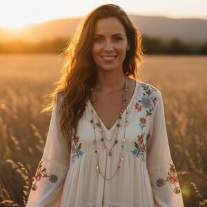 This & That gold tone chain w/multicolored beads & findings, 3 pieces 🍂 ⛓️‍💥